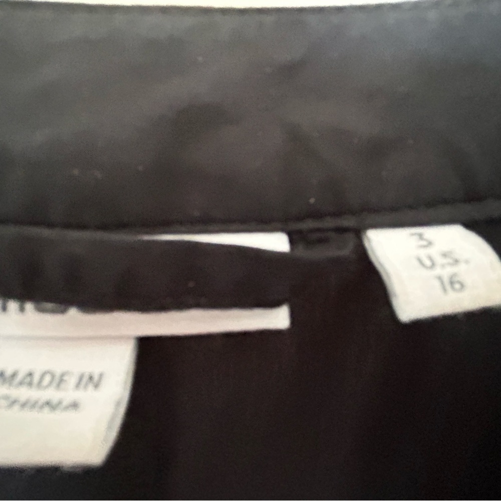 CHICO’s Plus (Size 3) Black and White Cotton Maxi Embroidered Dress - Picture 10 of 10